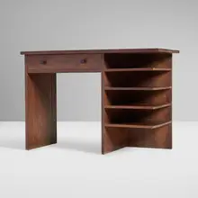 Ilonka Karasz, Desk, c. 1929, mahogany