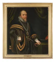 Michiel Jansz. van Miereveldt, Portrait of Prince Maurits of Orange (1567-1625), oil on canvas