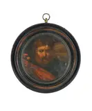 Saint Paul by Italian School, oil on panel, tondo, sold Jul 2017