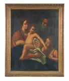 The Holy Family with the Infant Saint John the Baptist by Italian School, oil on canvas, offered Jul 2017