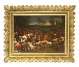 The Departure for Canaan by called Jacopo Bassano Jacopo da Ponte, oil on canvas, sold Jul 2017