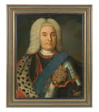 Alexander Roslin, Portrait of Count Peter Lacy; and Portrait of his wife, Countess Martha, a pair, oil on canvas