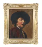 Joshua Reynolds, A portrait of Joshua Reynolds, oil on canvas