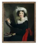 Luigi Bardi, Portrait of Elisabeth Louise Vigée Le Brun, oil on canvas