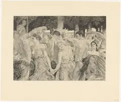 Brahms-Phantasie by Max Klinger, 1894, 10 Einzelblatt Radierungen, teilweise mit Kaltnadel, Stich, Aquatinta und Mezzotinto, jeweils auf Japan, sowie Original-, sold Dec 2016