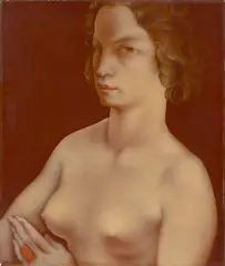 Hans Orlowski, Die Stolze, 1931, Mischtechnik auf Holz