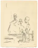 Sculptures dans l'atelier by Alberto Giacometti, 1964, Radierung auf Velin, sold Jun 2017