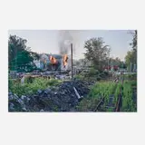 Gregory Crewdson, Untitled (house fire) (from the Beneath the Roses series), 2004, digital C-print mounted to Dibond
