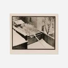 Paul Strand, Snow, Backyards, New York City (from Camera Work No. 48), vintage photogravure on Japan tissue