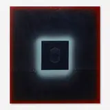Billy Al Bengston, The Alamo - Blue, 1969, lacquer and polyester resin on aluminum