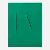 Lucio Fontana, Concetto spaziale (from XXe Siecle), 1959, pochoir