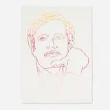 Andy Warhol, Ted Turner (Unique), 1986, screenprint on HMP