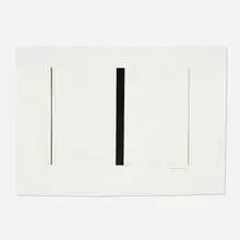 Barnett Newman, Untitled Etching No. 1, 1969, etching and aquatint on J.B. Green
