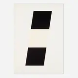 Ellsworth Kelly, Black/White/Black