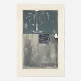 Jasper Johns, Zone, 1972, lithograph in colors on Angoumois à la main