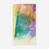 Israel Lund, Untitled, 2018, acrylic on raw canvas