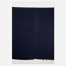 Richard Aldrich, Double Bed (Two Curtains Together), 2011, fabric on linen