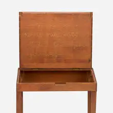 Robert Kinmont, Dr. West Outfit Container, c. 1970, pine