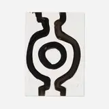 Moshekwa Langa, Untitled (Flag Study), 1999, paint on vellum and paper