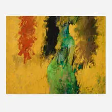John Paul Jones, Untitled, 1955, oil on paper over board