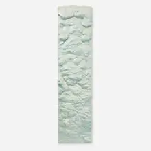 Carl Ostendarp, Snowblind, 1989, urethane foam on linen over panel