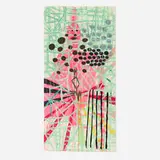 William J. O'Brien, Untitled, 2011, colored pencil and ink on paper with glitter and felt