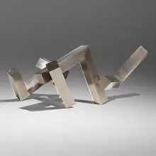 Brian Wall, End, 2021, stainless steel