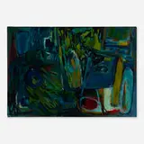 Adelie Landis Bischoff, Untitled, 1954, oil on canvas