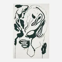 Untitled (Study for Untitled #4, Movie Alien) by Mike Kelley, 1994, acrylic on paper, offered Sep 2024