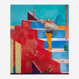 Eduardo Carrillo, Stairway and Still Life, 1964, oil on canvas