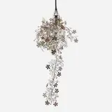 Tord Boontje, Wednesday light, 2003, etched and enameled metal, fabric over wire, glass bulb