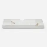 Daniel Arsham, Future Relic 09 (Keyboard), 2018, cast plaster