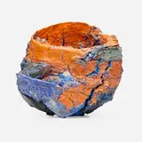 Aneta Regel, Lava container, 2018, glazed stoneware, porcelain, mixed media