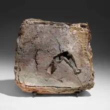 Peter Callas, Slab, 1981, anagama-fired stoneware