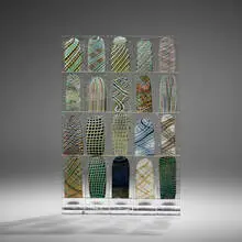 Oiva Toikka, Collection of five works, 1989, internally decorated glass, cut and polished