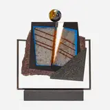 William Carlson, Contrapuntal, 1996, granite, glass, steel