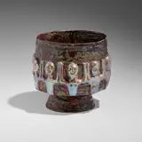 Beatrice Wood, Large coupe with figures
