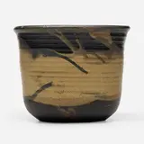 Untitled by Toshiko Takaezu, c. 1975, glazed stoneware, sold Jan 2023