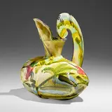 Pillow Pitcher by Betty Woodman, c. 1985, glazed earthenware, sold Jan 2023