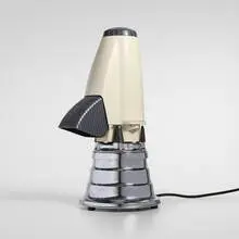 Waring, Deluxe Blendor, model 702B with Ice Jet ice crusher, stainless steel, chrome-plated metal, enameled metal, plastic