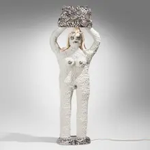 Katie Stout, One is Silver, 2017, glazed ceramic, resin, silver luster
