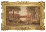 George Barret Jnr., The Castle of Indolence, watercolour on paper