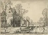 Jan van de Velde, The Months of the Year, A set of twelve etchings, a later printing, on wove