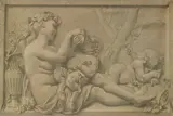 French School, An Allegory of Summer; and An Allegory of Autumn, a pair, oil on canvas, en grisaille