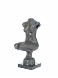 Enzo Plazzotta, 'Joni Torso', a bronze figure of a crouching female