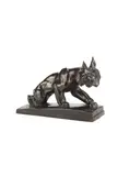 Johan Jussi Rickhard Mäntynen, bronze model of a wildcat, bronze