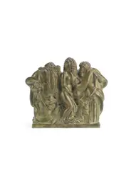 Oscar Antonsson, bronze figural group of Susanna and the elders, bronze