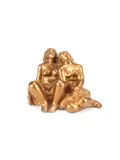 Thorwald Alef, bronze figural group of two sunbathers, bronze