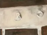Klaus Fußmann, Stilleben auf weißem Tisch, 1988, Öl auf Leinwand