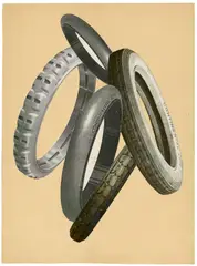 Max Burchartz, Continental (Reifen), 1926, Fotocollage auf Papier